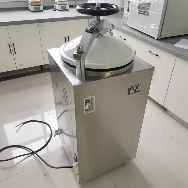 <strong>50L立式压力蒸汽灭菌器 实验室高压消毒锅</strong> 不锈钢压力灭菌锅示例图1