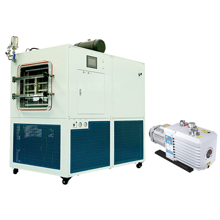 寡肽瓶装冻干粉真空冻干机0.3平方硅油控温