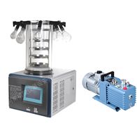 实验室催化剂小试真空冻干机配泵多歧管预冻