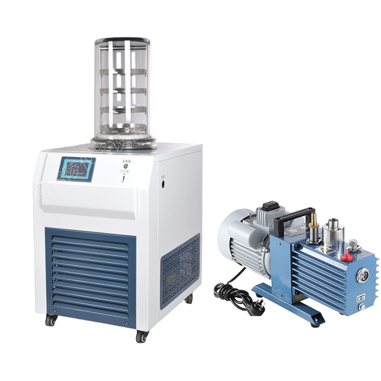 高分子合成真空冻干机1.2L液晶触屏实时曲线